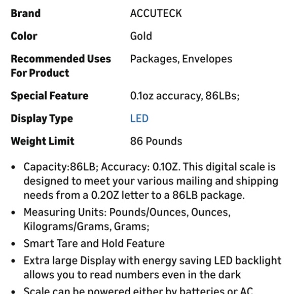 Pink Digital Scale - Picture 3 of 10